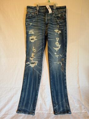 American Eagle Airflex+ Men’s Athletic Skinny Indigo Waters (6375) 30x32 BNWT